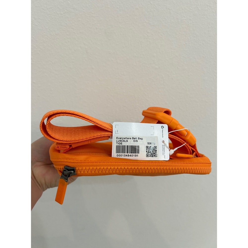Lululemon 1L Everywhere Belt Bag Orange Tiger Adjustable Waist Pack NWT - Picture 6 of 6